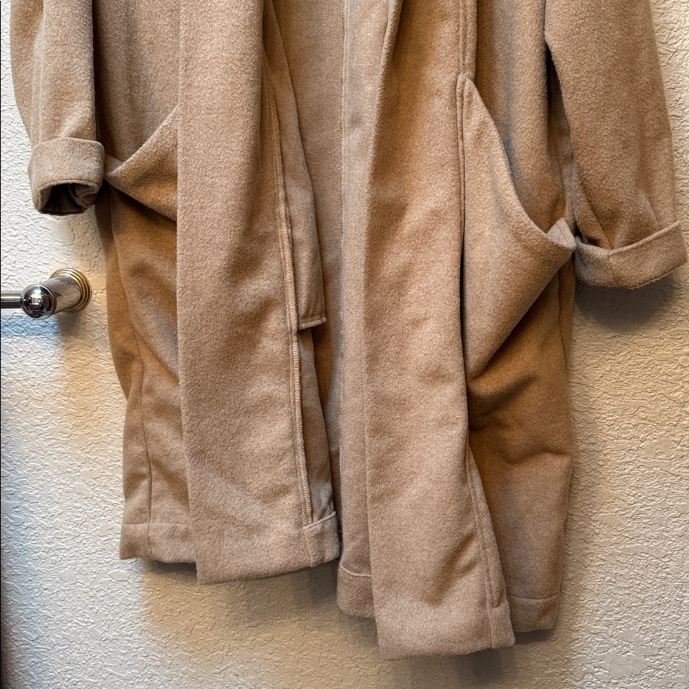 Only Child Camel Cardiff Wool Trench L/XL - Picture 5 of 7